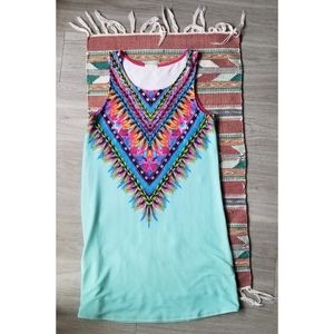 Colorful Stretchy Tank Bodycon Dress